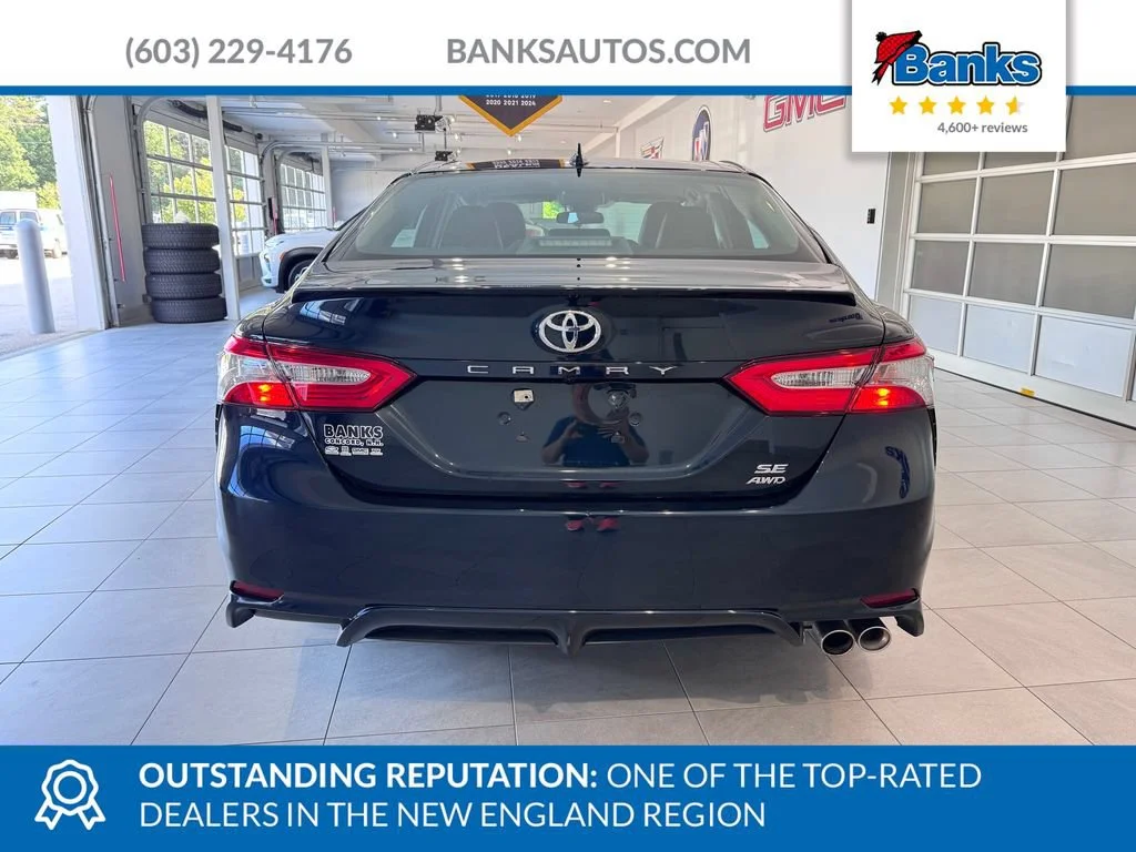 Certified Used 2020 Blue Toyota SE AWD image 7