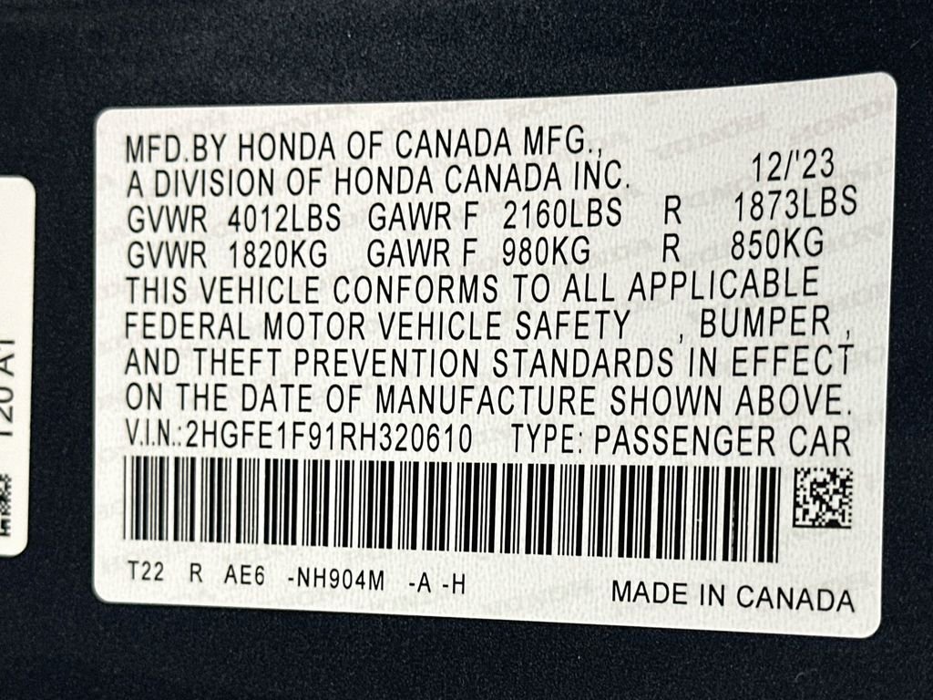 2024 Honda Civic Touring - Photo 32