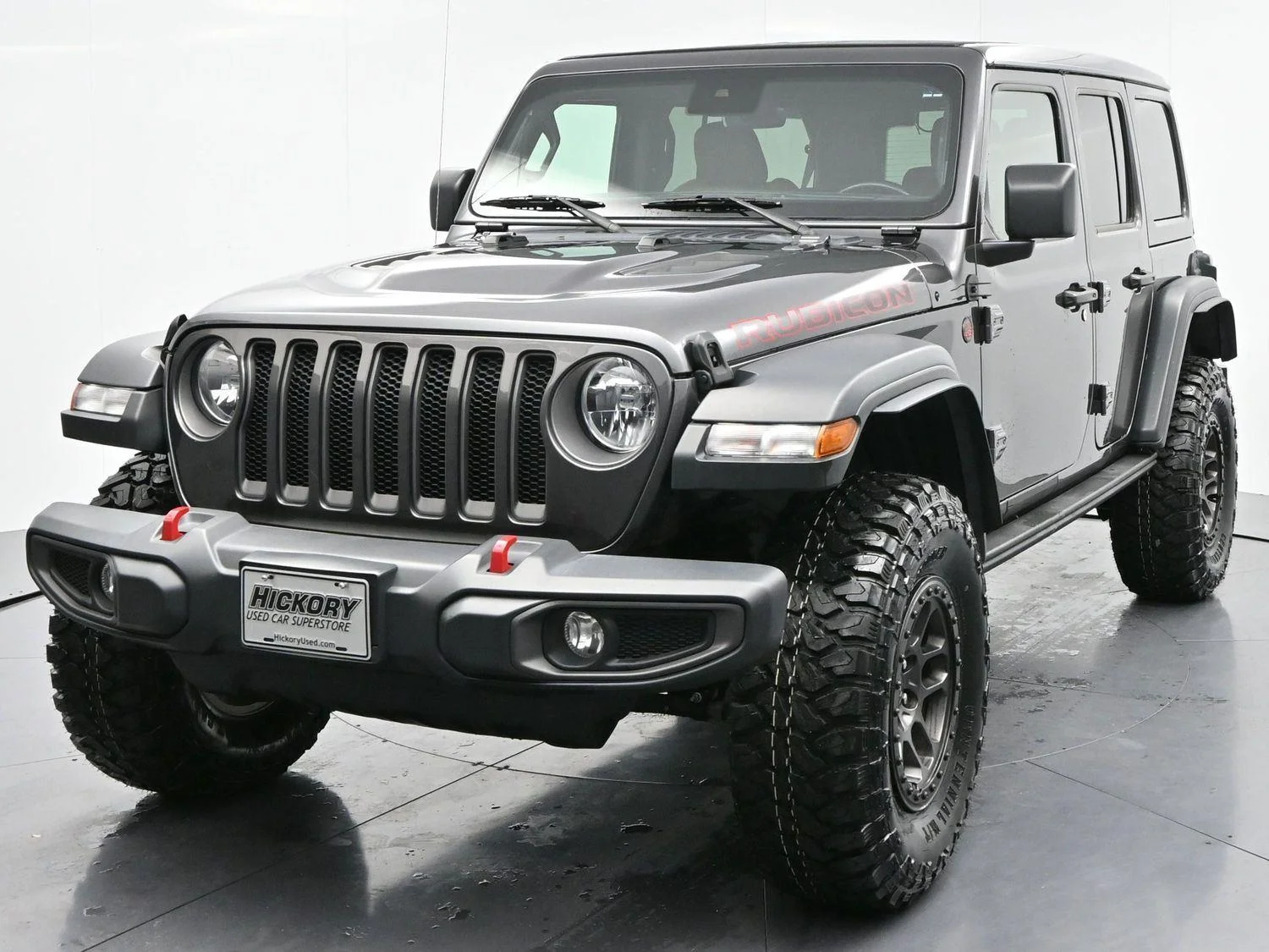 Used 2022 Granite Crystal Metallic Clearcoat Jeep Unlimited Rubicon image 3