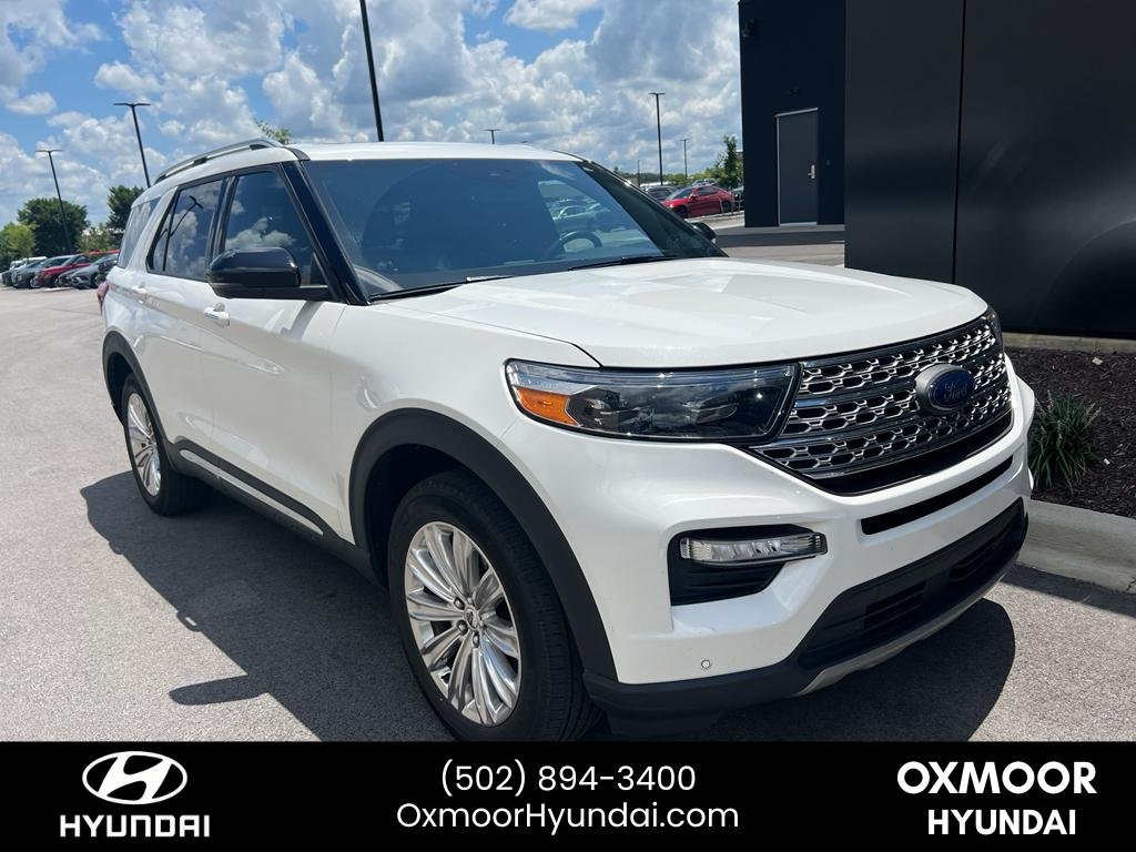 Used 2020 Star White Metallic Tri-Coat Ford Limited HYBRID image 1