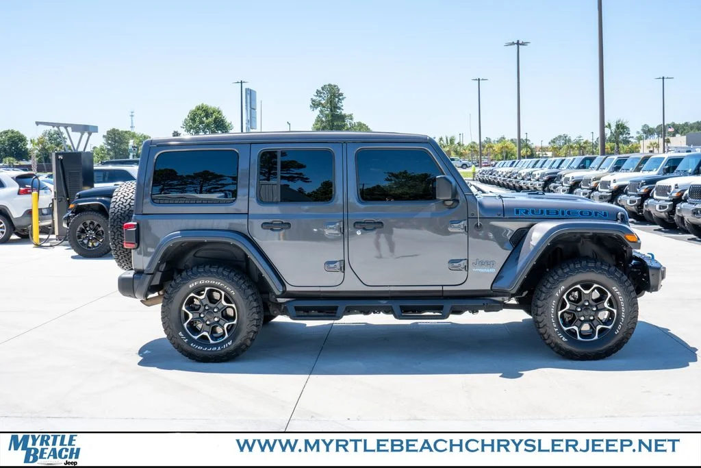Used 2021 Granite Crystal Metallic Clearcoat Jeep Unlimited Rubicon 4xe image 7