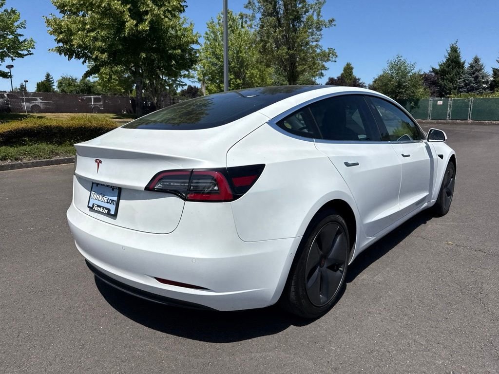 Used 2020 Pearl White Multi-Coat Tesla Standard Range Plus image 7