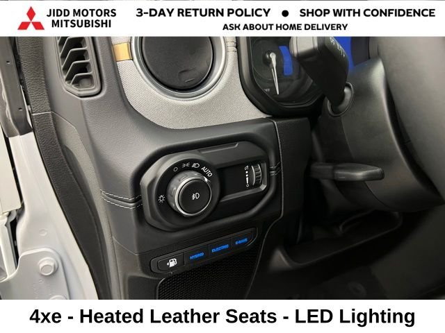 Used 2025 Bright White Clearcoat Jeep Sahara 4xe image 14