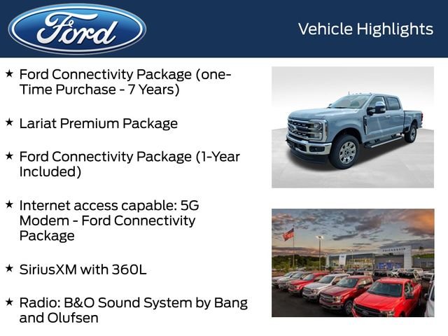 New 2026 Glacier Gray Metallic Tri-Coat Ford Lariat image 8