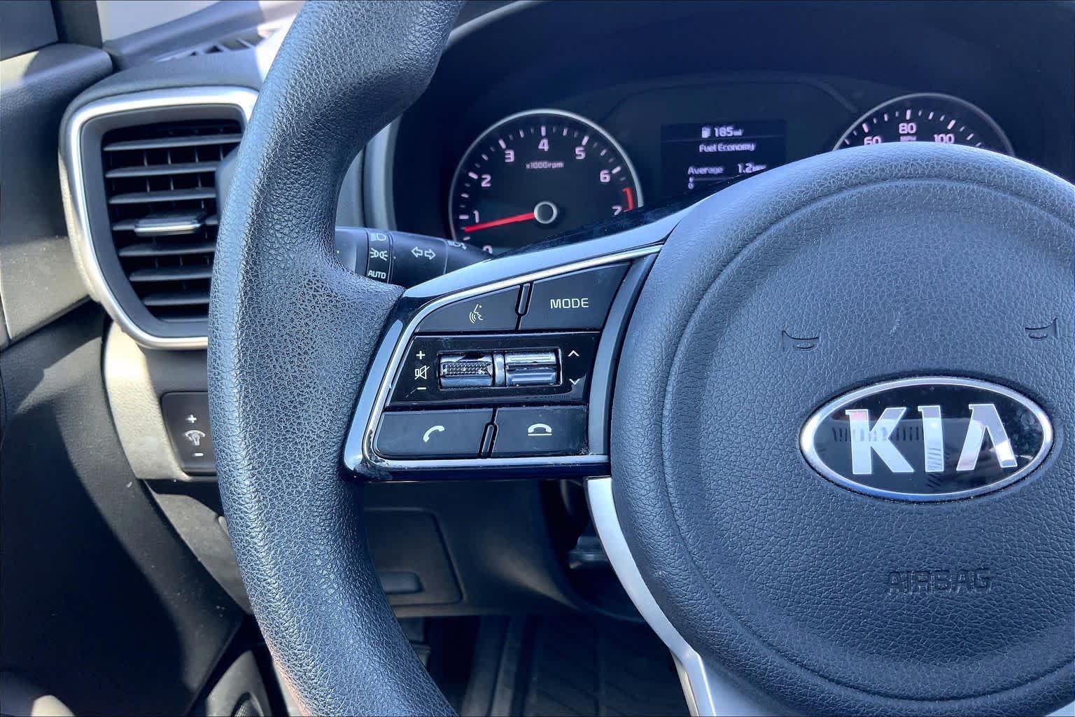 Used 2021 Black Cherry Kia LX image 22