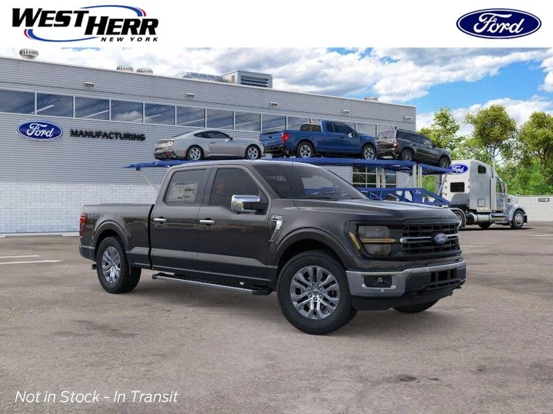 New 2026 Agate Black Metallic FORD XLT image 1