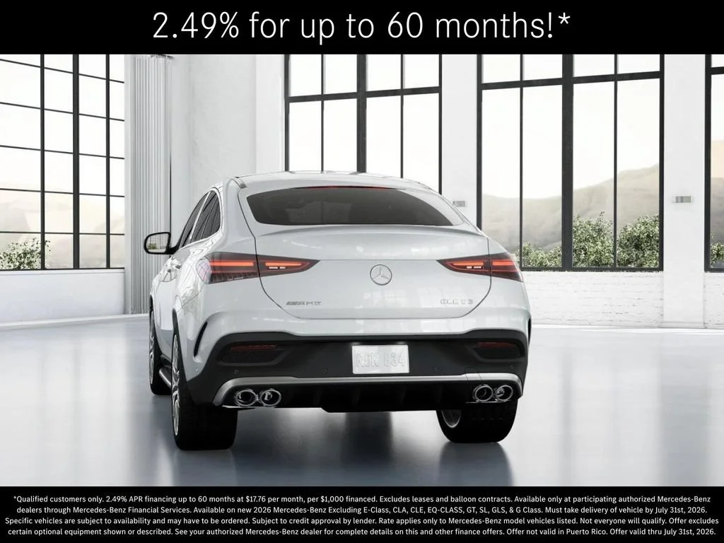 New 2026 MANUFAKTUR Moonlight White Metallic Mercedes-Benz AMG® GLE 53 4MATIC+ Coupe image 68
