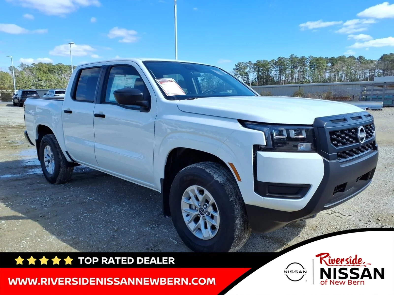 New 2026 Glacier White Nissan Crew Cab S image 1
