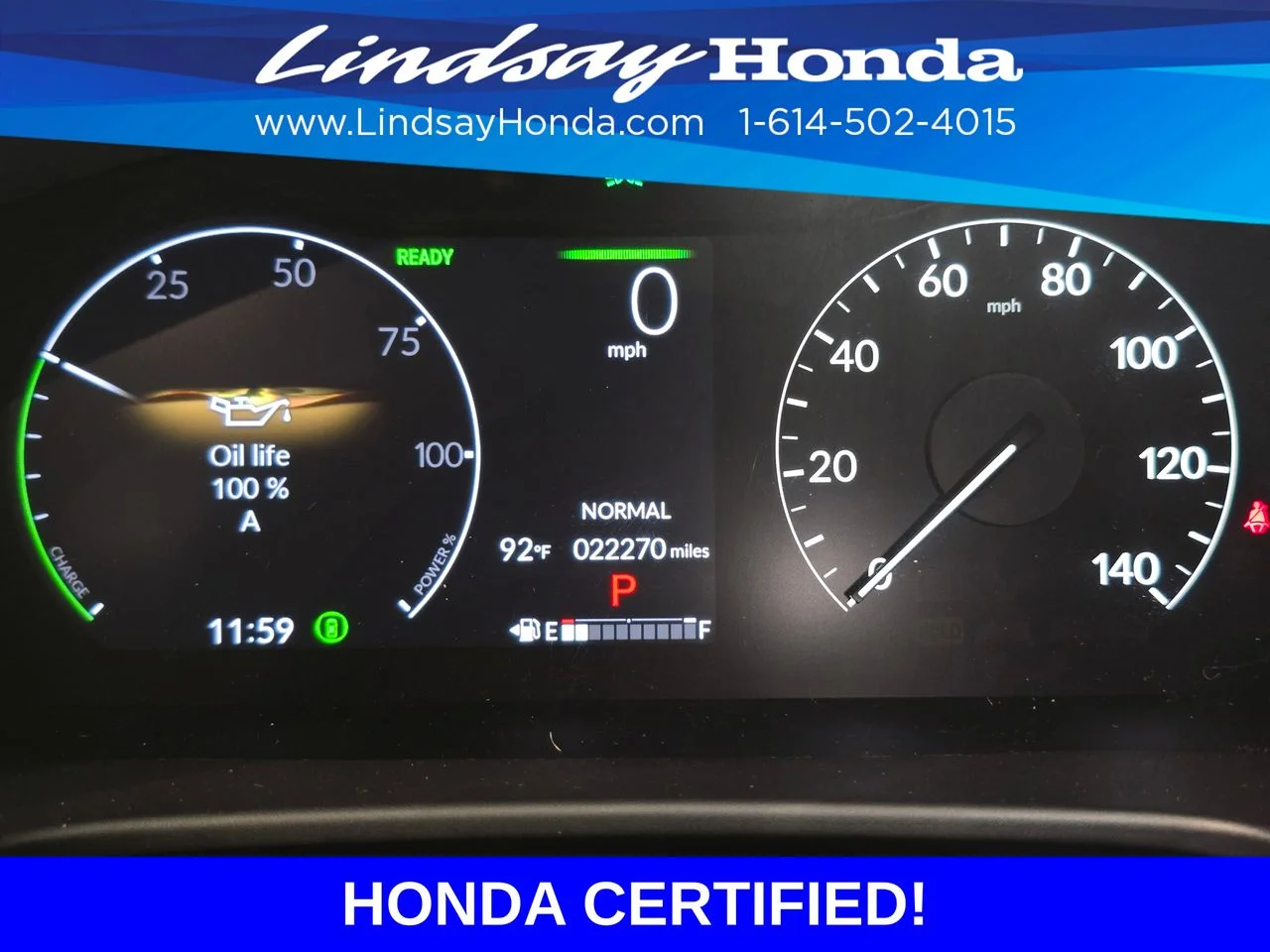 Certified Used 2023 Crystal Black Pearl Honda Sport Touring image 15