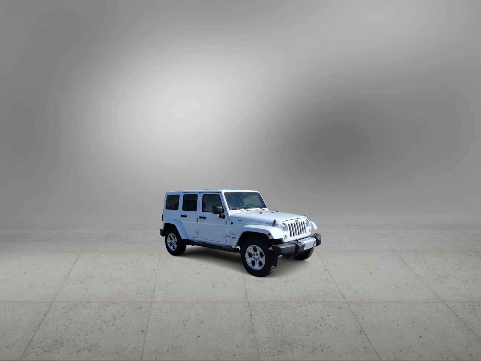 Used 2014 Bright White Clearcoat Jeep Sahara image 2