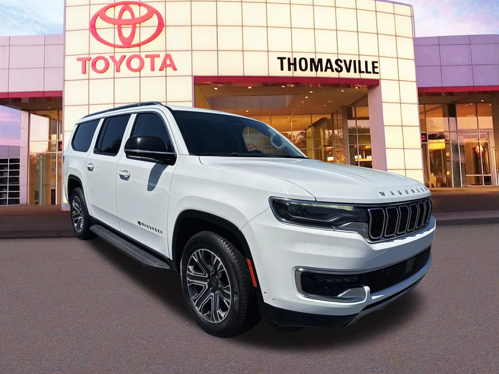 Used 2024 Bright White Clearcoat Jeep Series II image 3