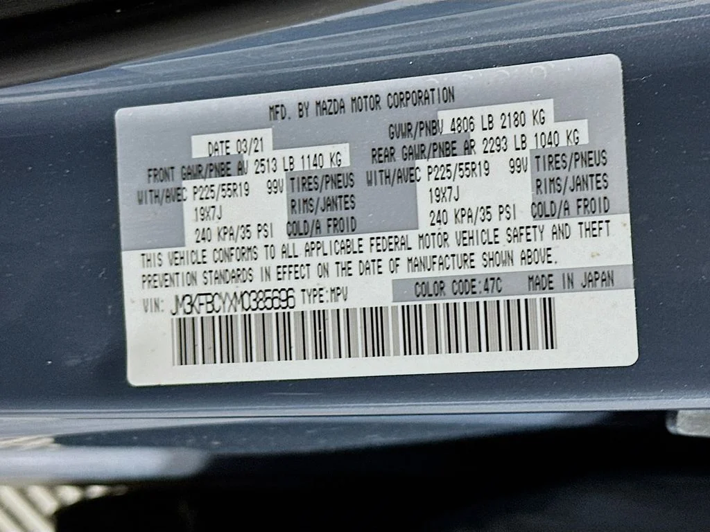 Used 2021 Polymetal Gray Mazda Carbon Edition Turbo image 35