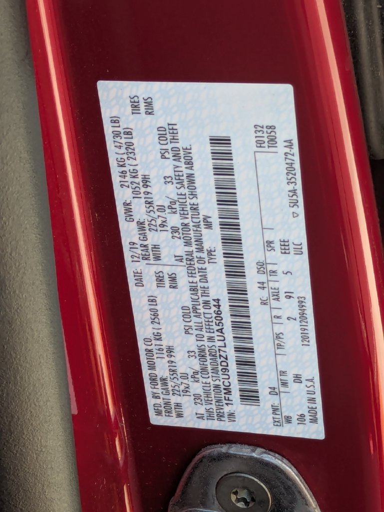 Used 2020 Red Ford Titanium image 24