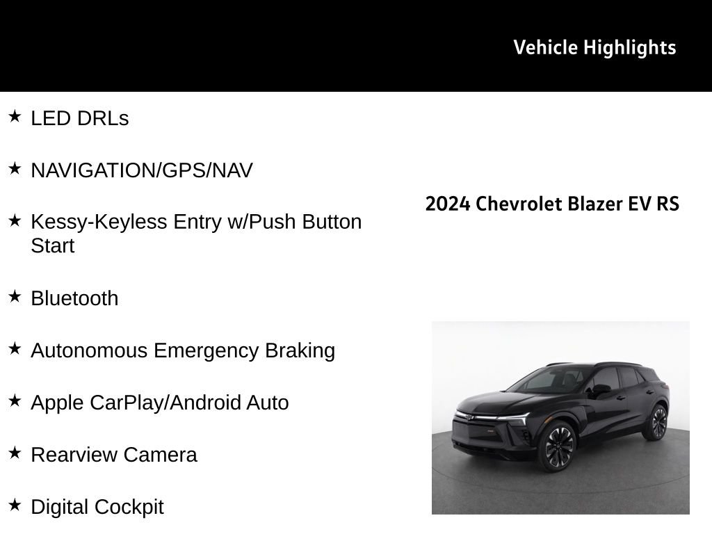 Used 2024 Black Chevrolet RS image 29