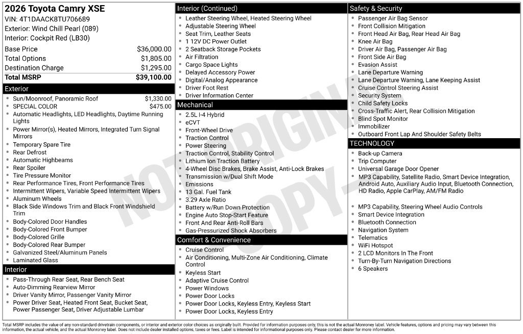 Certified Used 2026 Beige Toyota XSE image 30