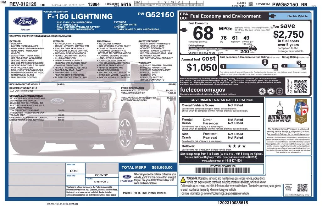 Used 2023 White Ford XLT image 42