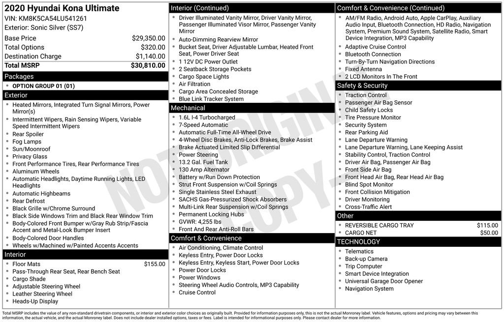 Used 2020 Silver Hyundai Ultimate image 37