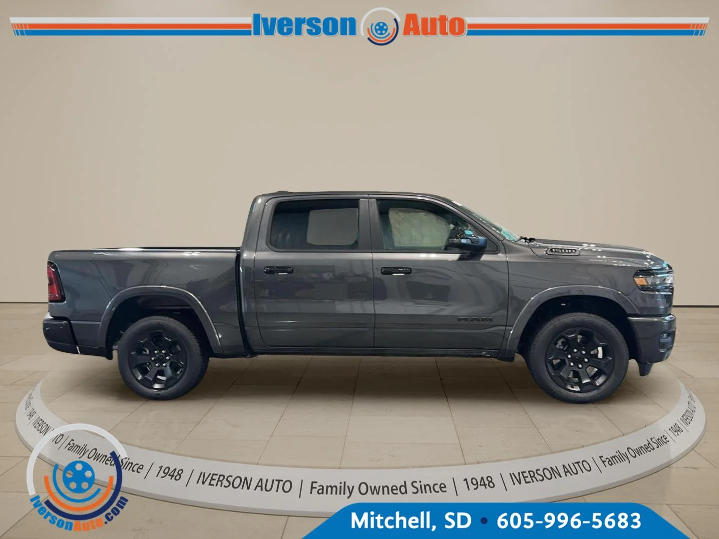 New 2027 Granite Crystal Metallic Clearcoat Ram Big Horn image 8