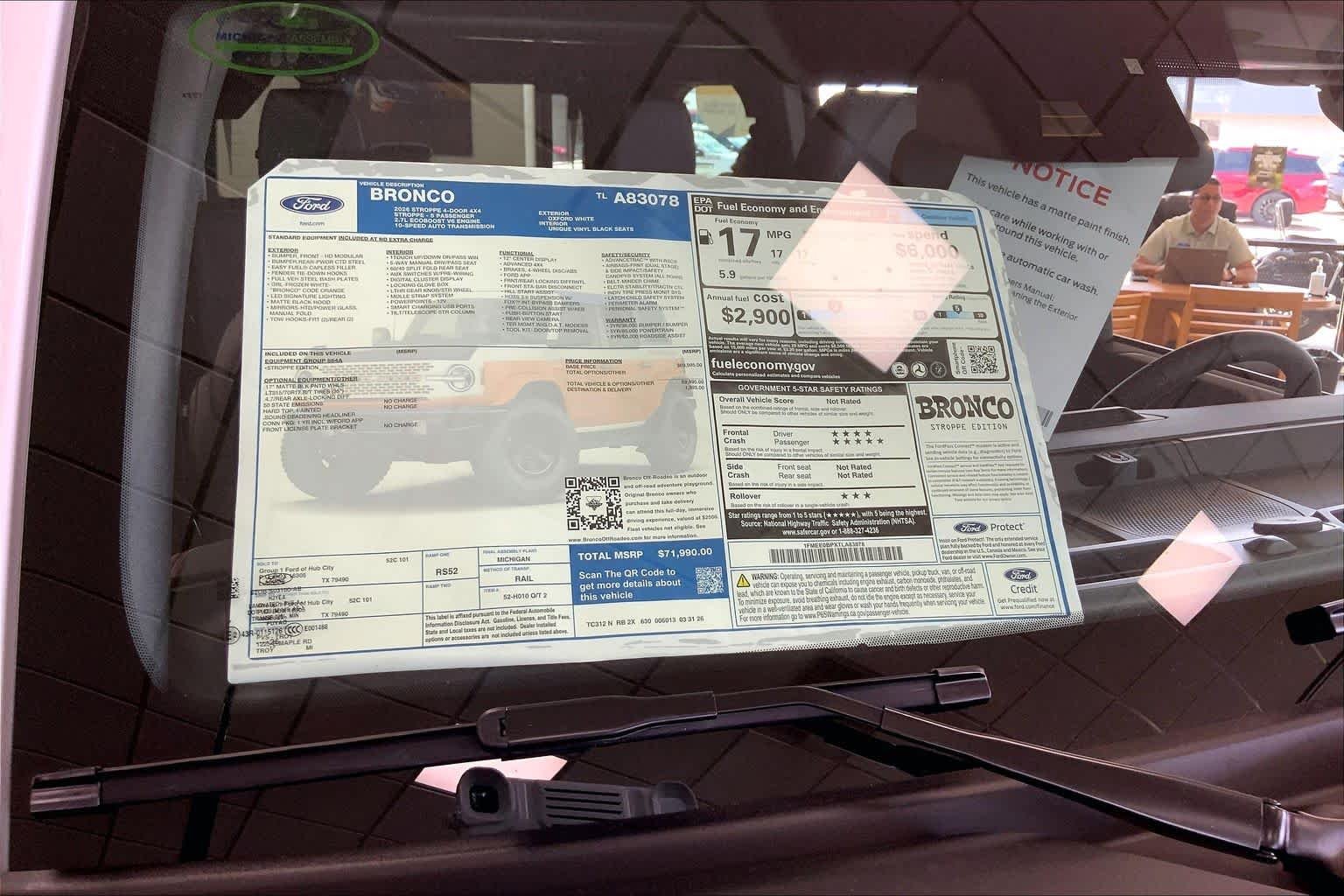 New 2026 Oxford White Ford Stroppe Edition image 22