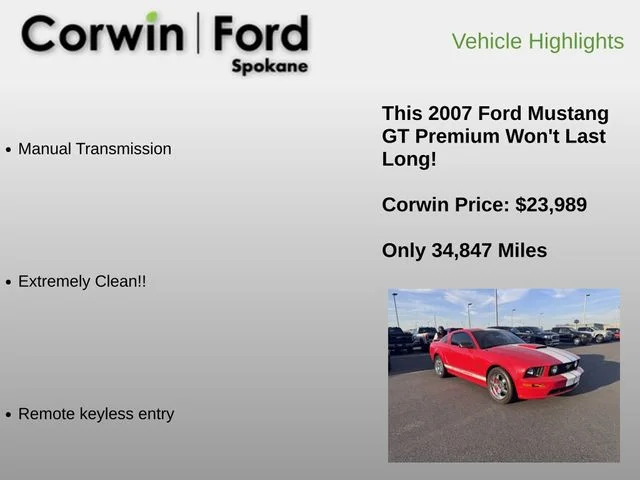 Used 2007 Torch Red Clearcoat Ford GT Premium image 6
