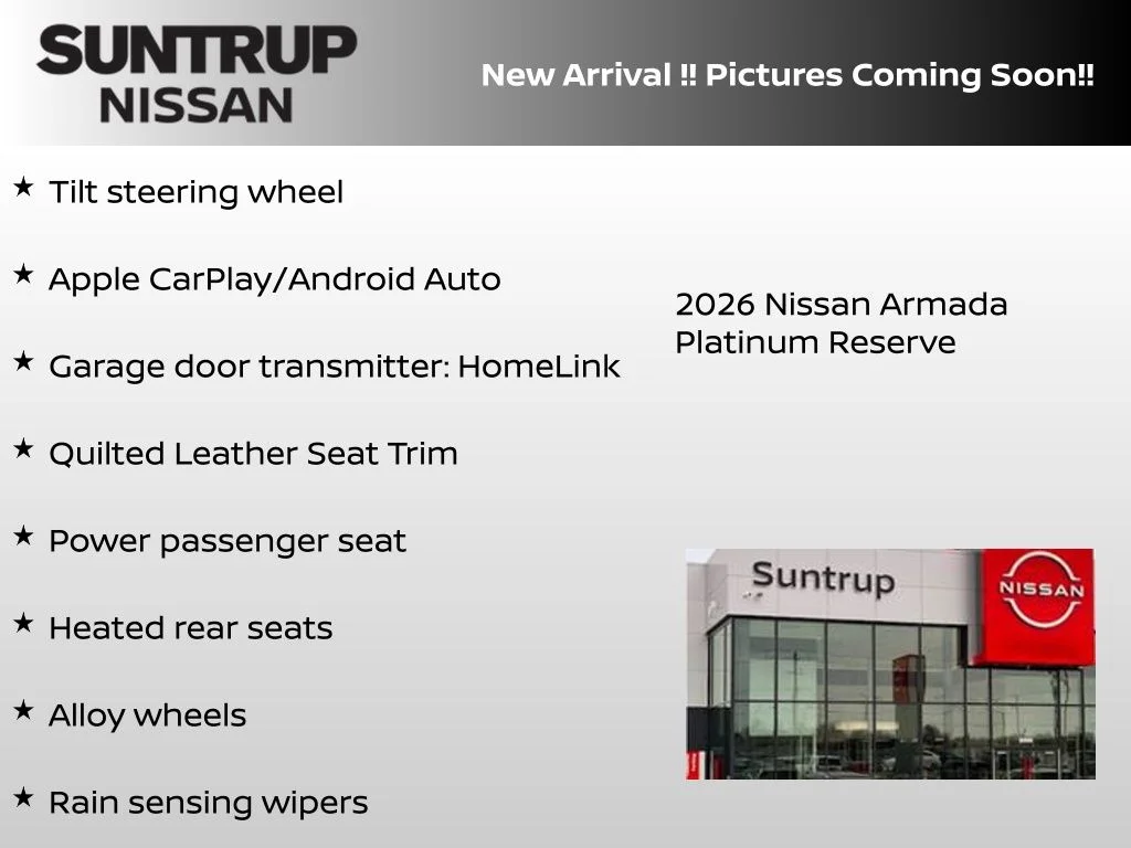 New 2026 White Nissan Platinum Reserve image 8