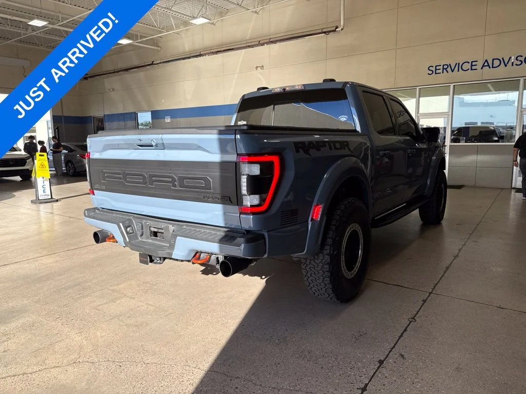 Used 2023 Azure Gray Metallic Ford Raptor image 3