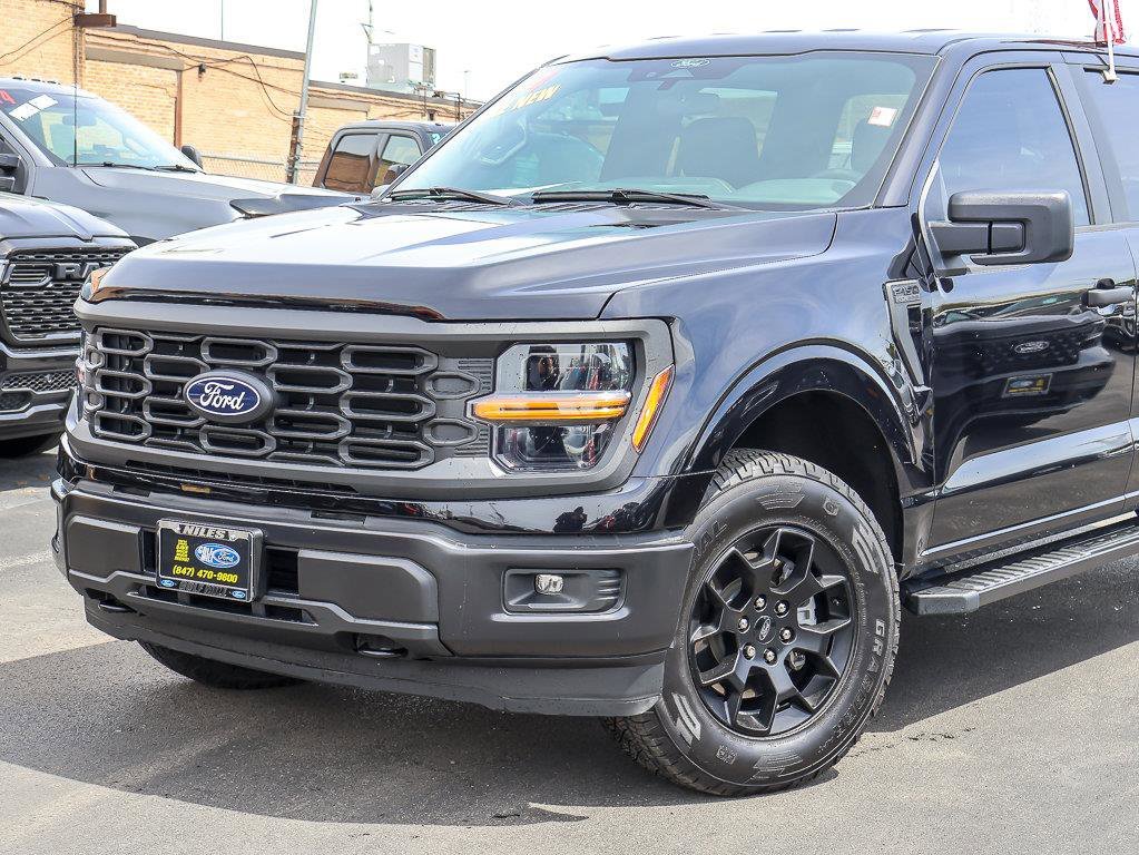 Used 2024 Agate Black Metallic Ford STX image 3