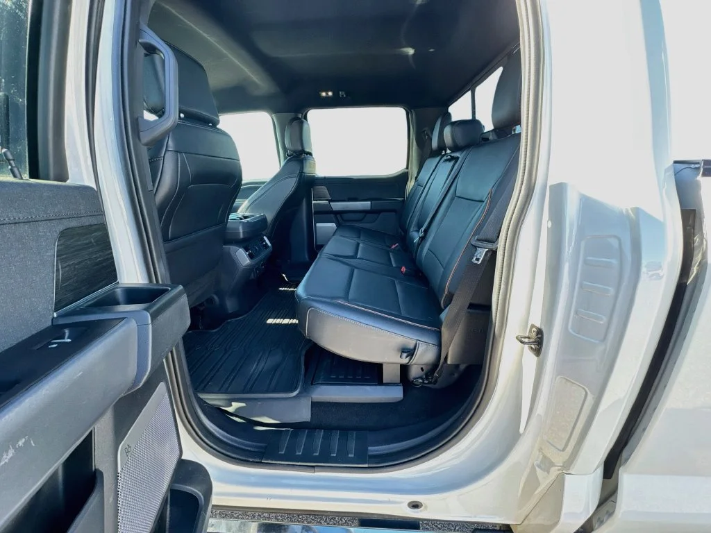 Certified Used 2024 White Metallic Ford Lariat image 20
