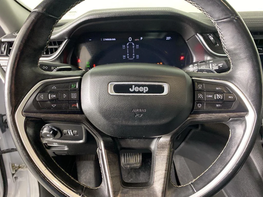 Used 2021 Bright White Clearcoat Jeep Limited image 17