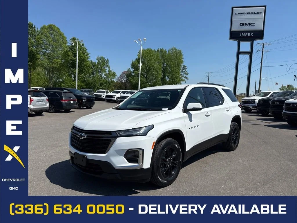 Summit White 2023 Chevrolet Traverse LT Leather AWD SUV / Crossover Four-Wheel Drive