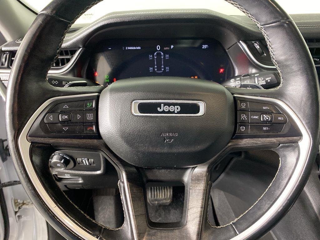 Used 2021 Bright White Clearcoat Jeep Limited image 17