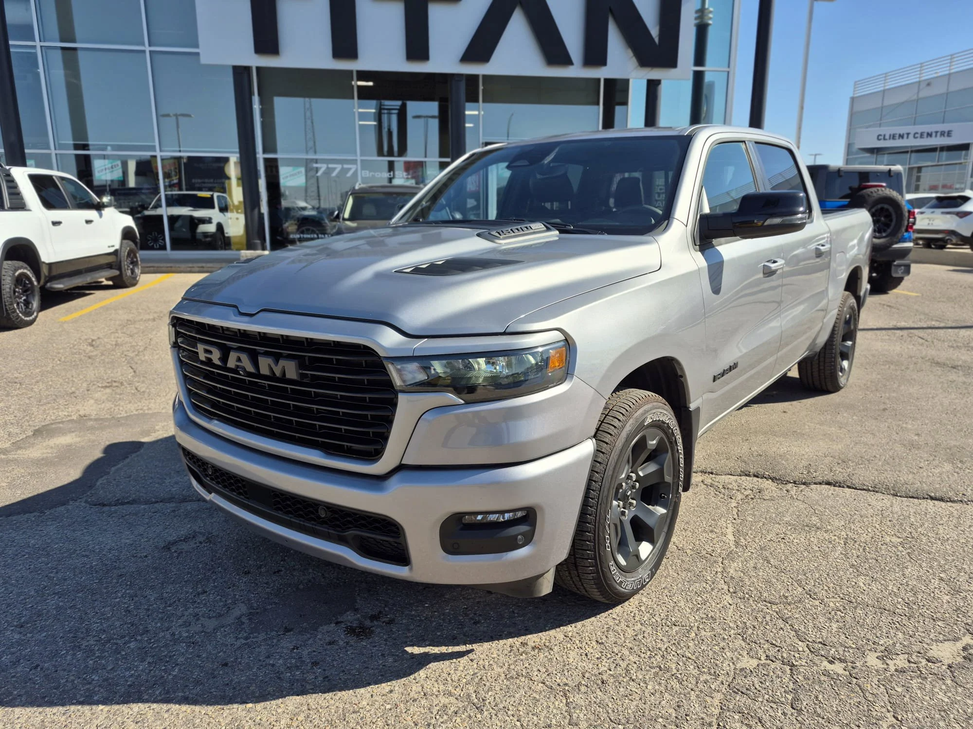 Certified Used 2025 Billet Silver Metallic Ram Sport 4x4*3.0L I6 | Htd Seats | Nav | Htd Wheel | Tow Pkg | Adaptive Cruise | Remote Start image 3