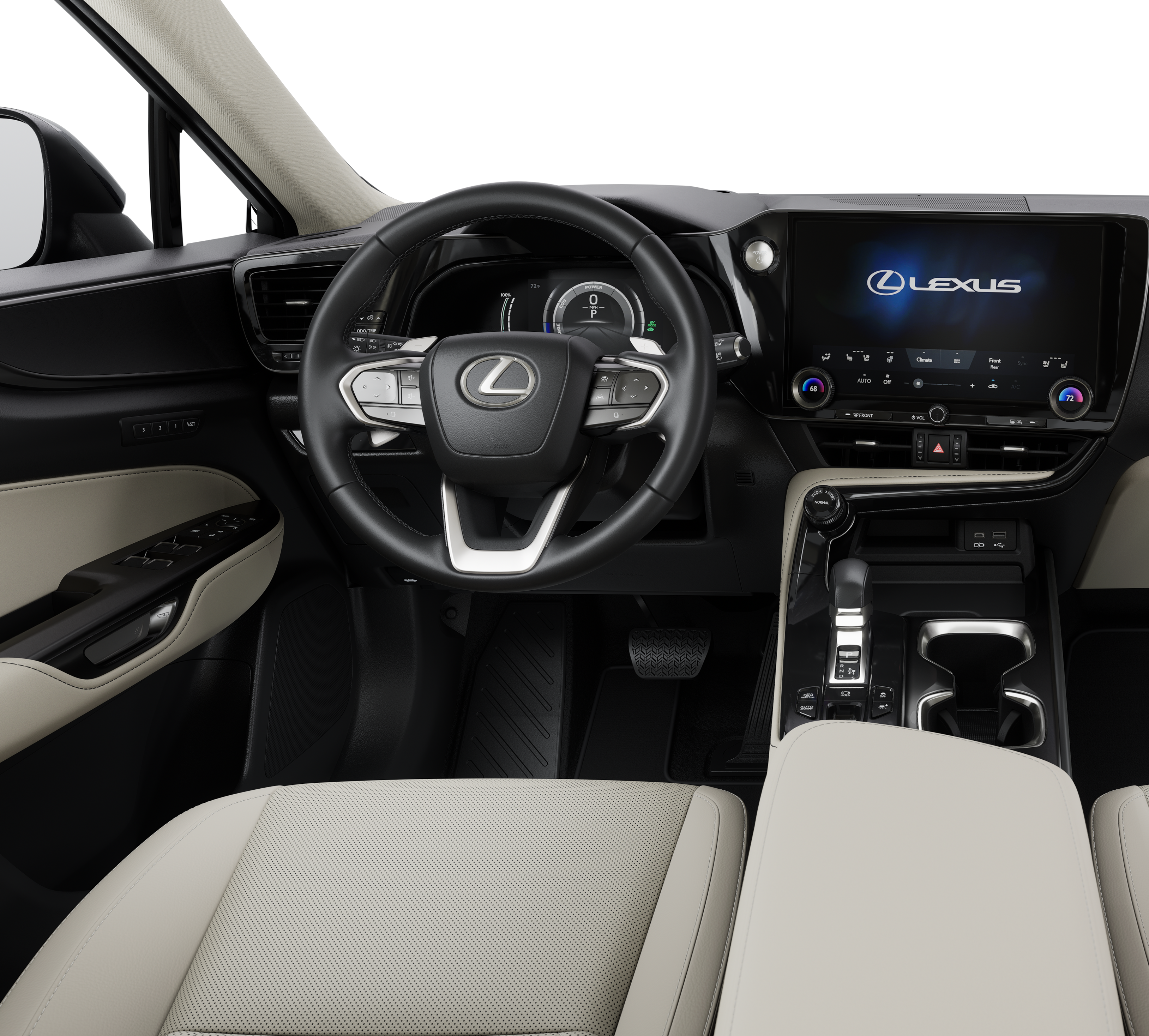 New 2026 Cloudburst Gray Lexus NX 450h+ LUXURY AWD image 6