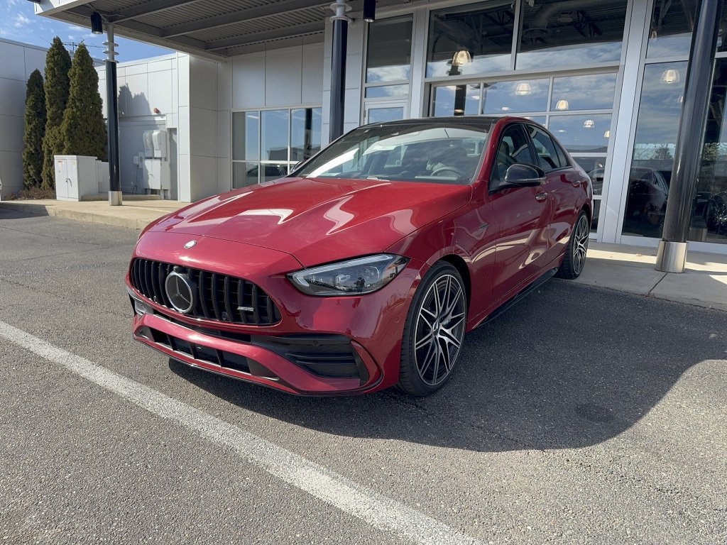 New 2026 MANUFAKTUR Patagonia Red Metallic Mercedes-Benz AMG® C 43 image 1