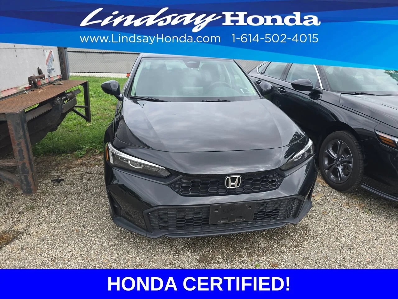 Certified Used 2025 Crystal Black Pearl Honda LX image 7