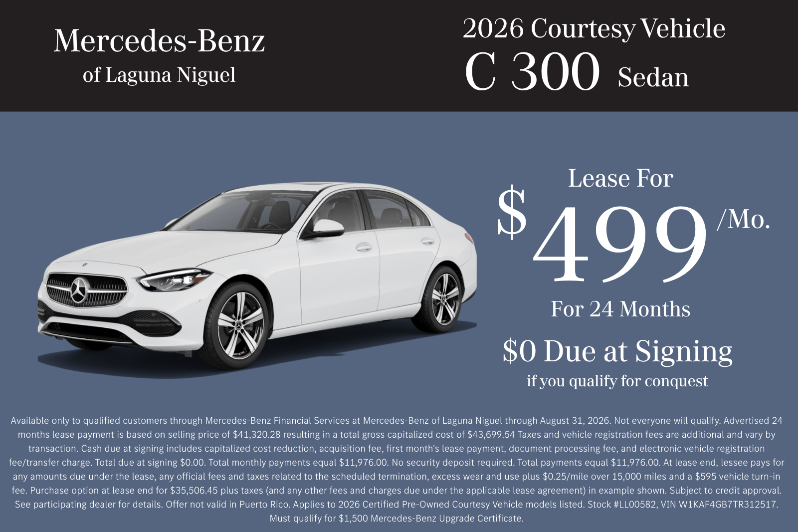 Certified Used 2024 Black Mercedes-Benz C 300 image 4