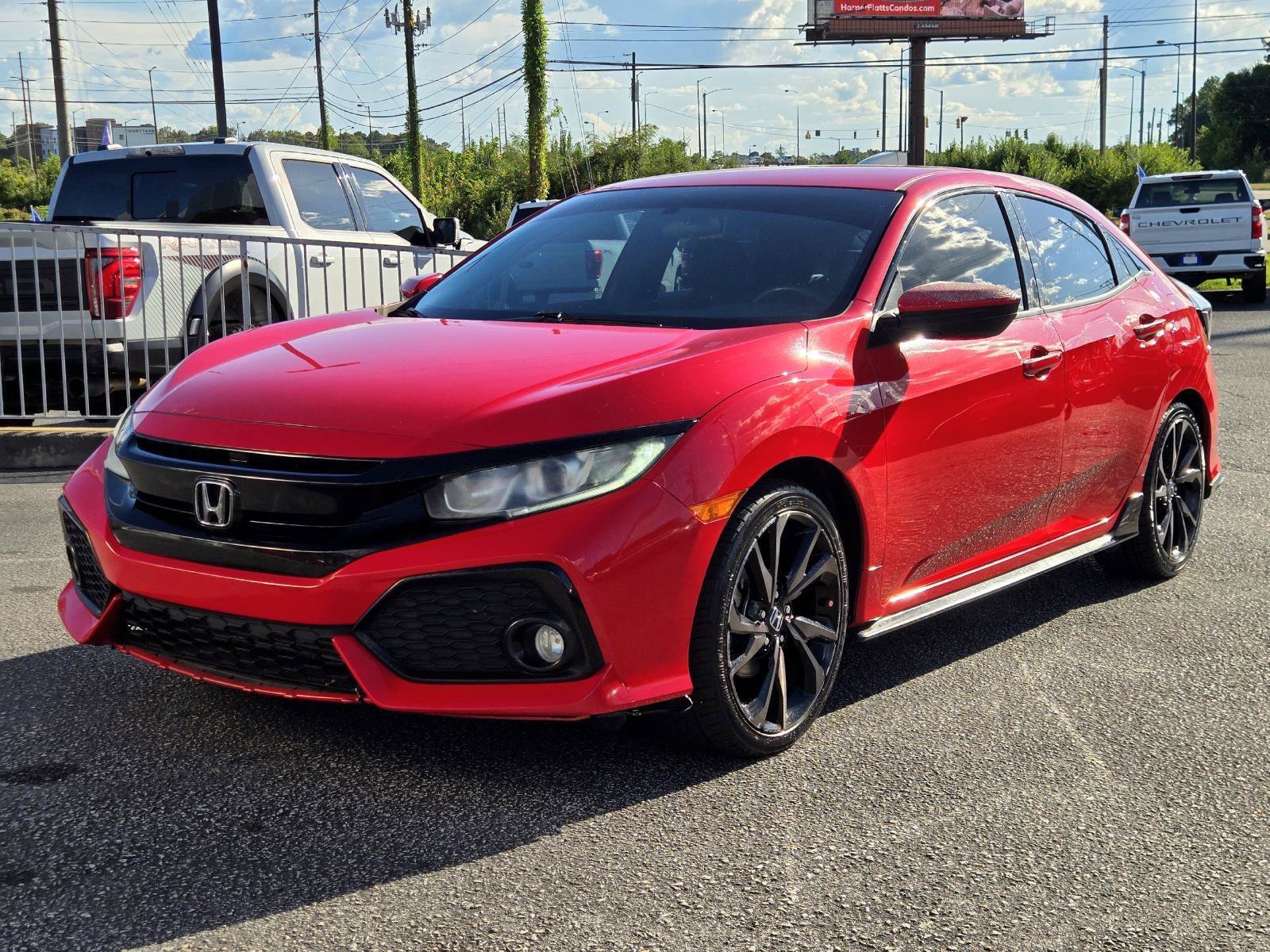 Used 2018 Honda Civic Hatchback Sport with VIN SHHFK7H46JU216375 for sale in Auburn, AL