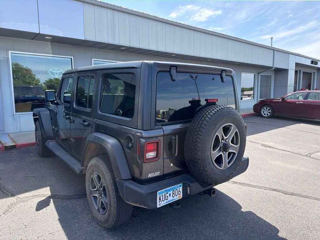 Used 2019 Gray Jeep Unlimited Sport S image 2