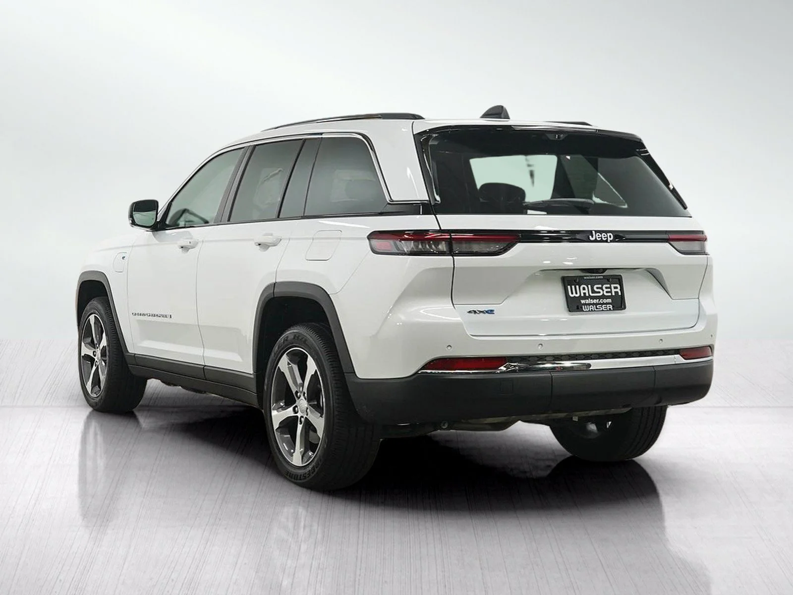 Used 2022 Bright White Clearcoat Jeep 4xe image 3