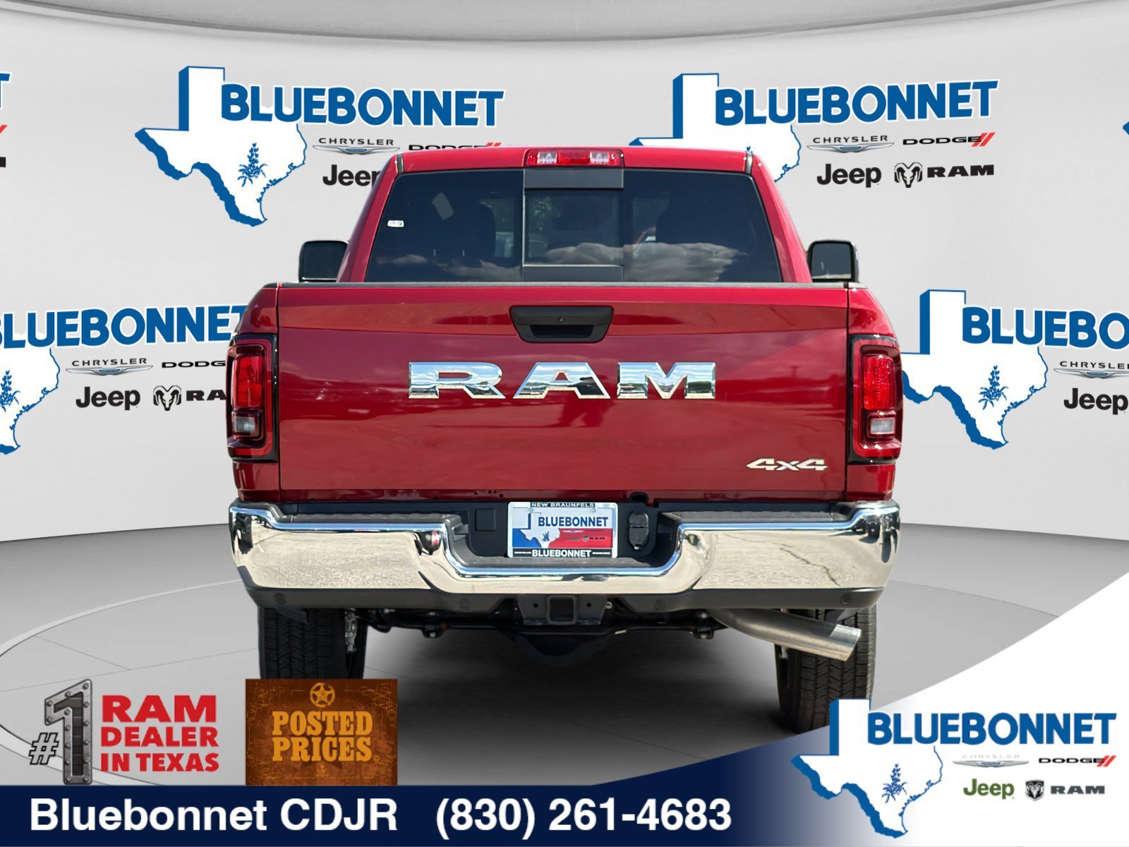 New 2026 Molten Red Pearl-Coat Exterior Paint RAM Tradesman image 6