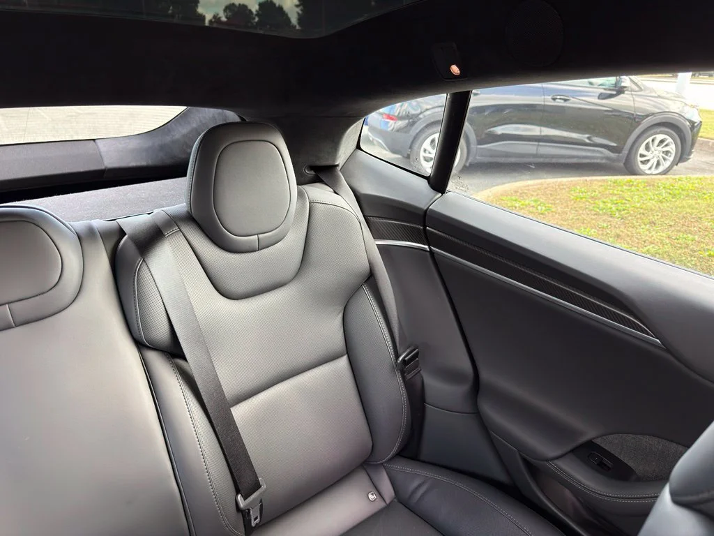Used 2021 Black Tesla Plaid image 12