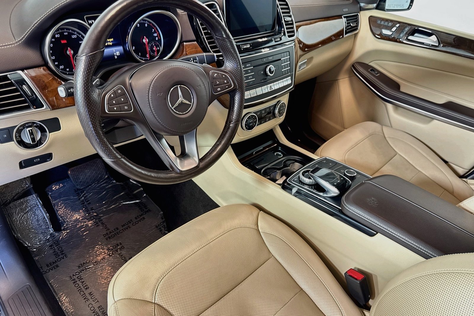 Used 2019 Lunar Blue Metallic Mercedes-Benz GLS 550 image 9