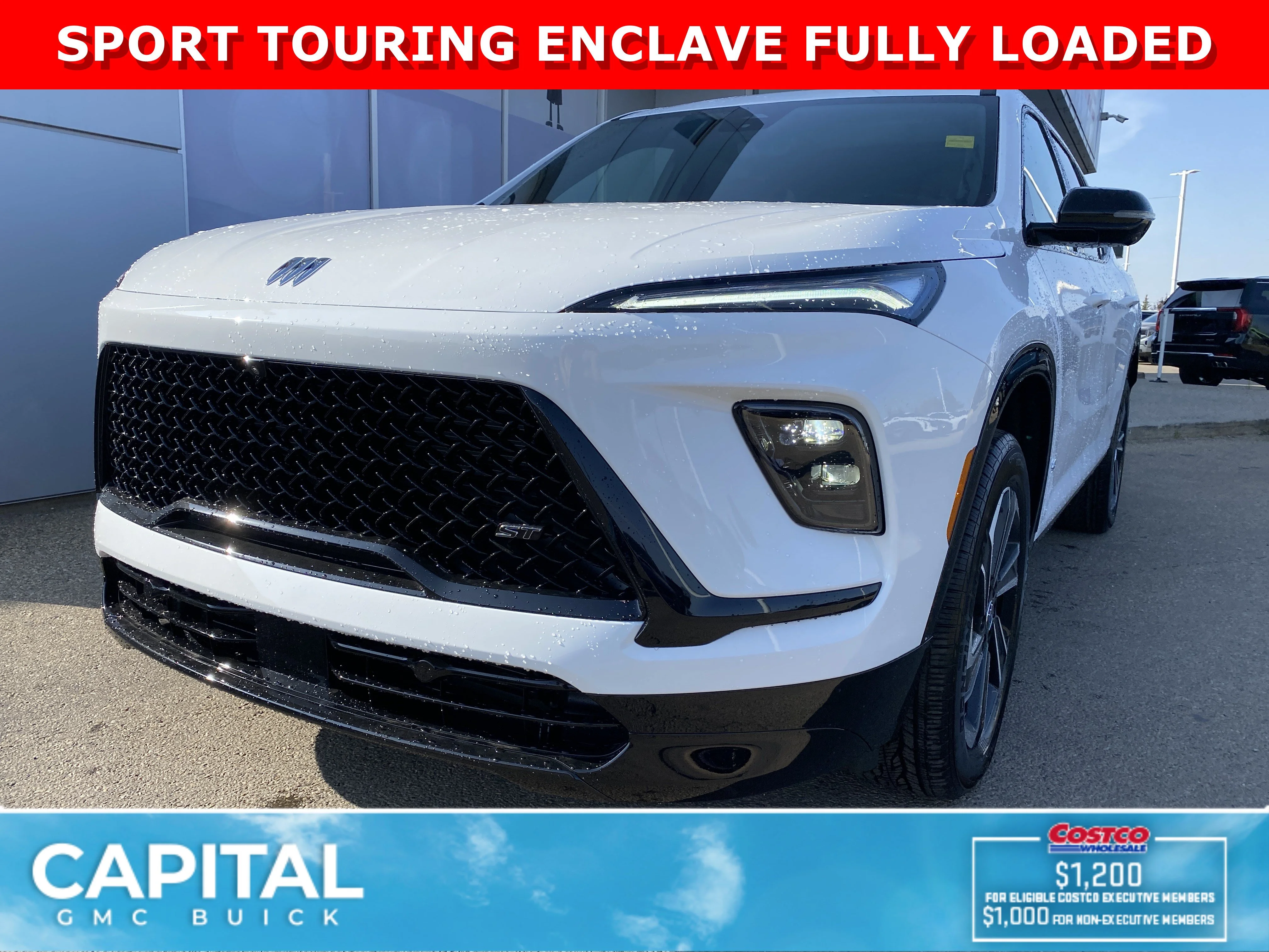 New 2026 Summit White Buick Sport Touring image 1