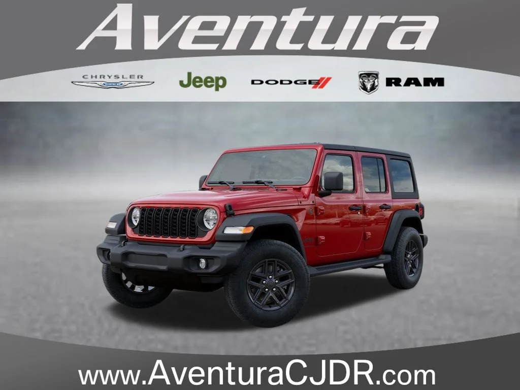 New 2026 Firecracker Red Clear-Coat Exterior Paint Jeep Sport S image 1