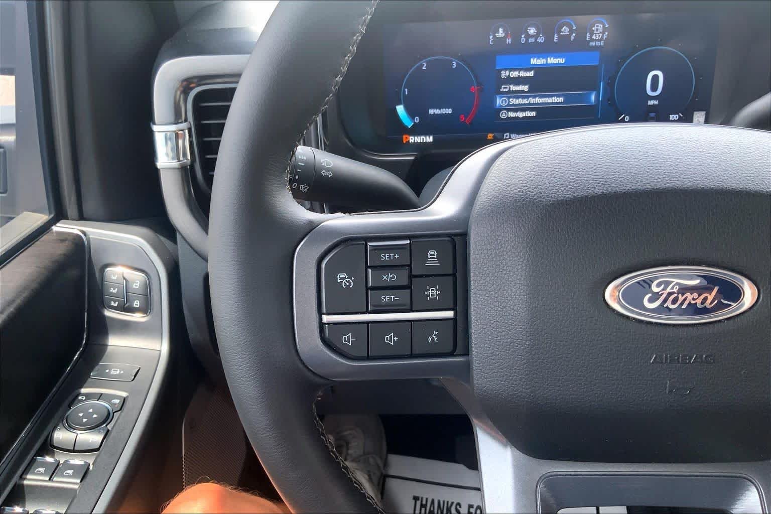 Used 2025 Antimatter Blue Metallic Ford LARIAT image 24