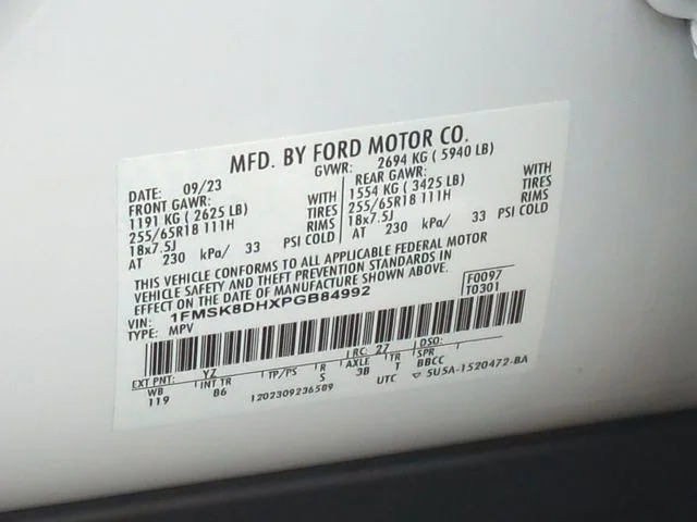 Used 2023 White Ford XLT image 26