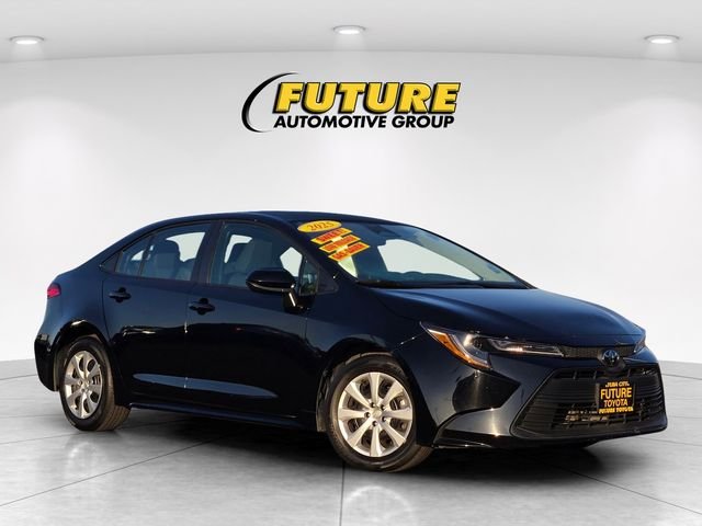 Used 2025 Black Toyota LE image 1