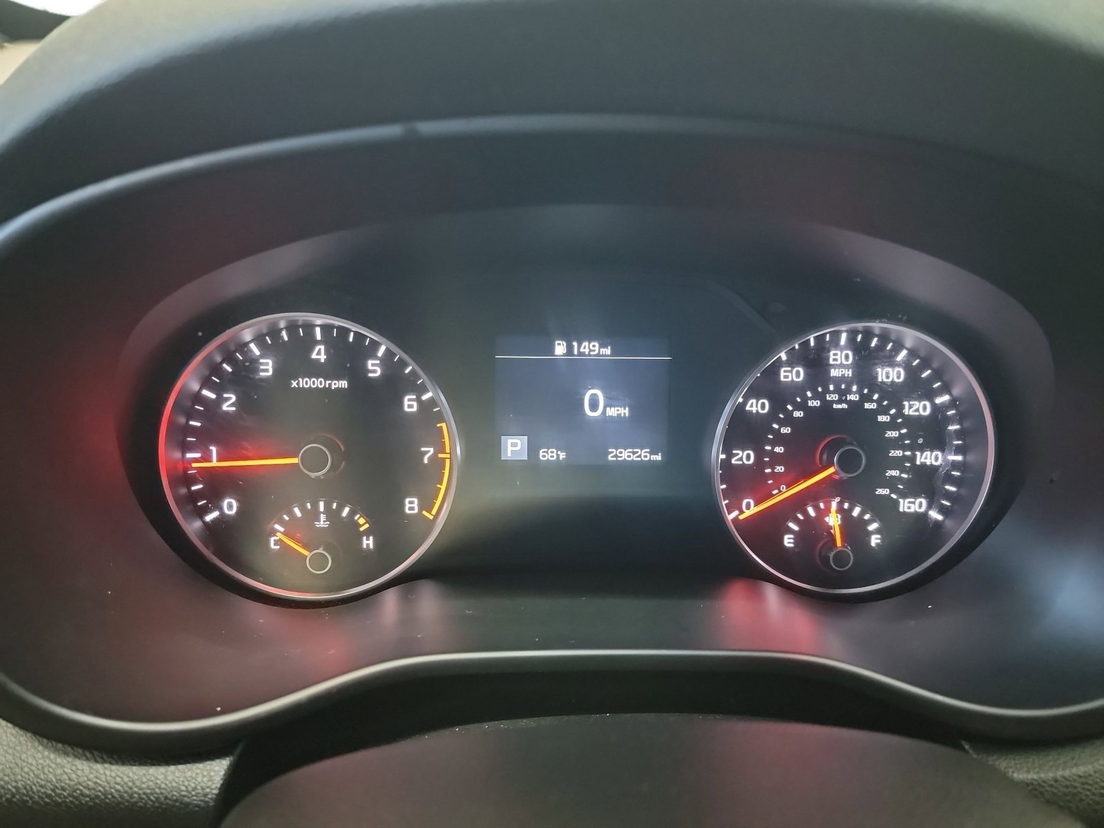 Used 2021 Black Cherry Kia S image 17