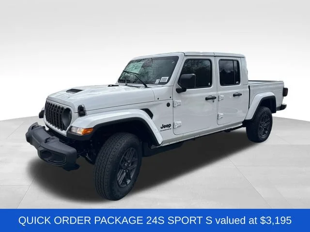 New 2026 Bright White Clear-Coat Exterior Paint Jeep Sport S image 3