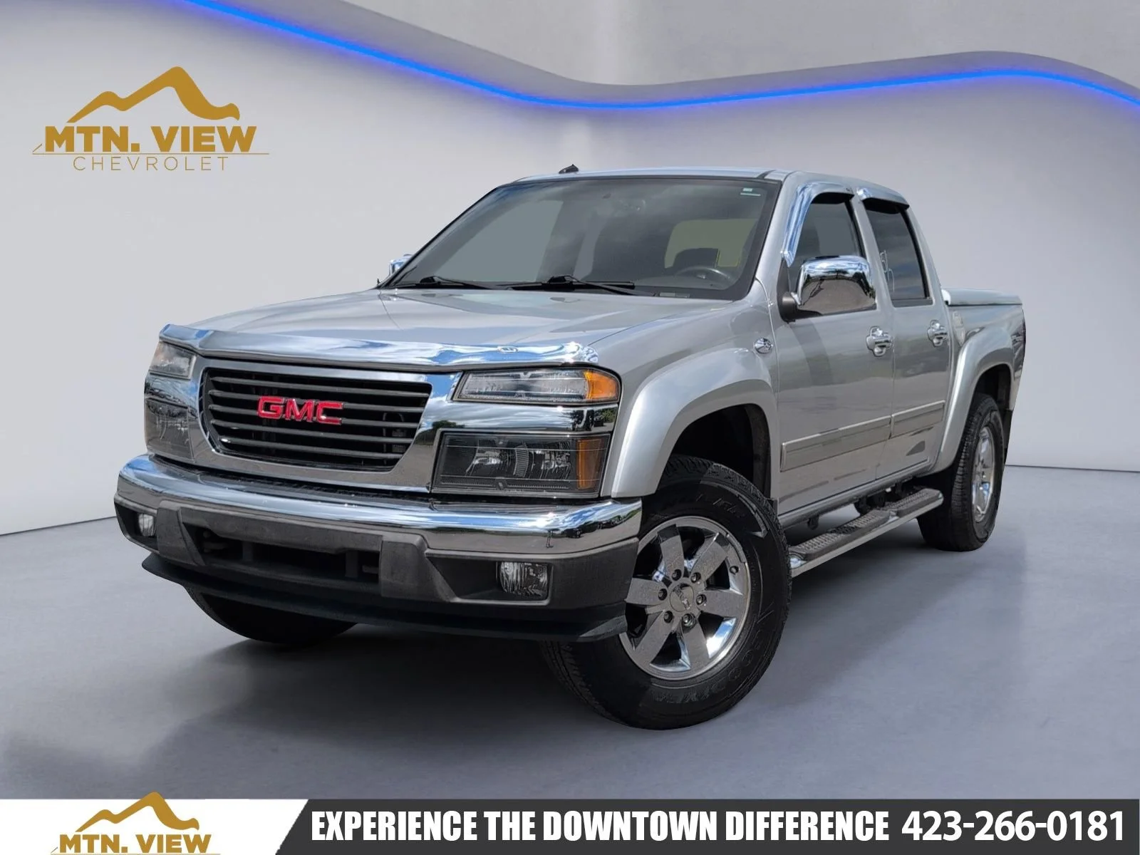Pure Silver Metallic 2012 GMC Canyon SLE1 Crew Cab Pickup Truck 4X2